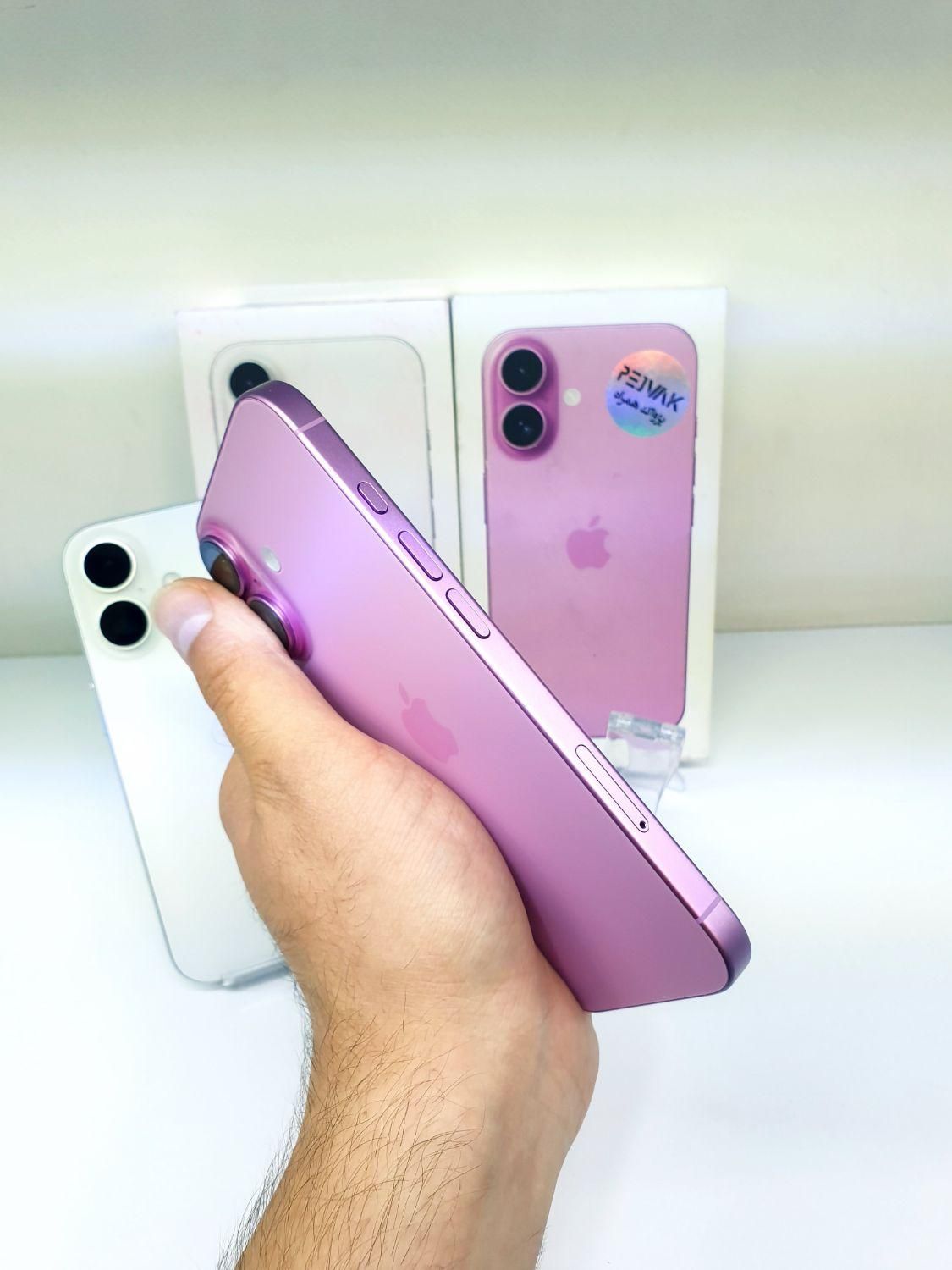 اپل iPhone 16 حافظهٔ ۱۲۸ گیگابایت « صورتی و سفید »|موبایل|کرج, گوهردشت|دیوار