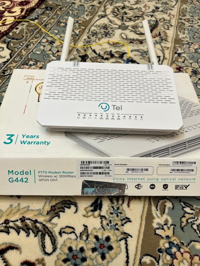 مودم فیبرنوری|مودم و تجهیزات شبکه|کرمانشاه, |دیوار