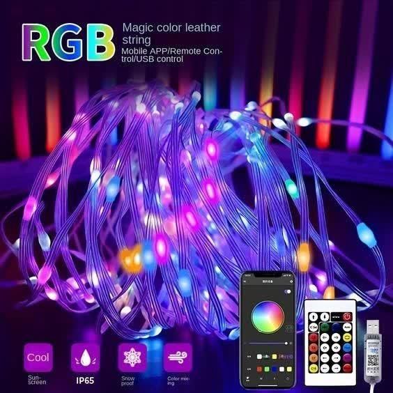 ریسه اسمارت RGB/استریپ اپلیکیشن دار/گیمینگ/کمپینگ|ریسه و چراغ تزئینی|مشهد, سعد آباد|دیوار