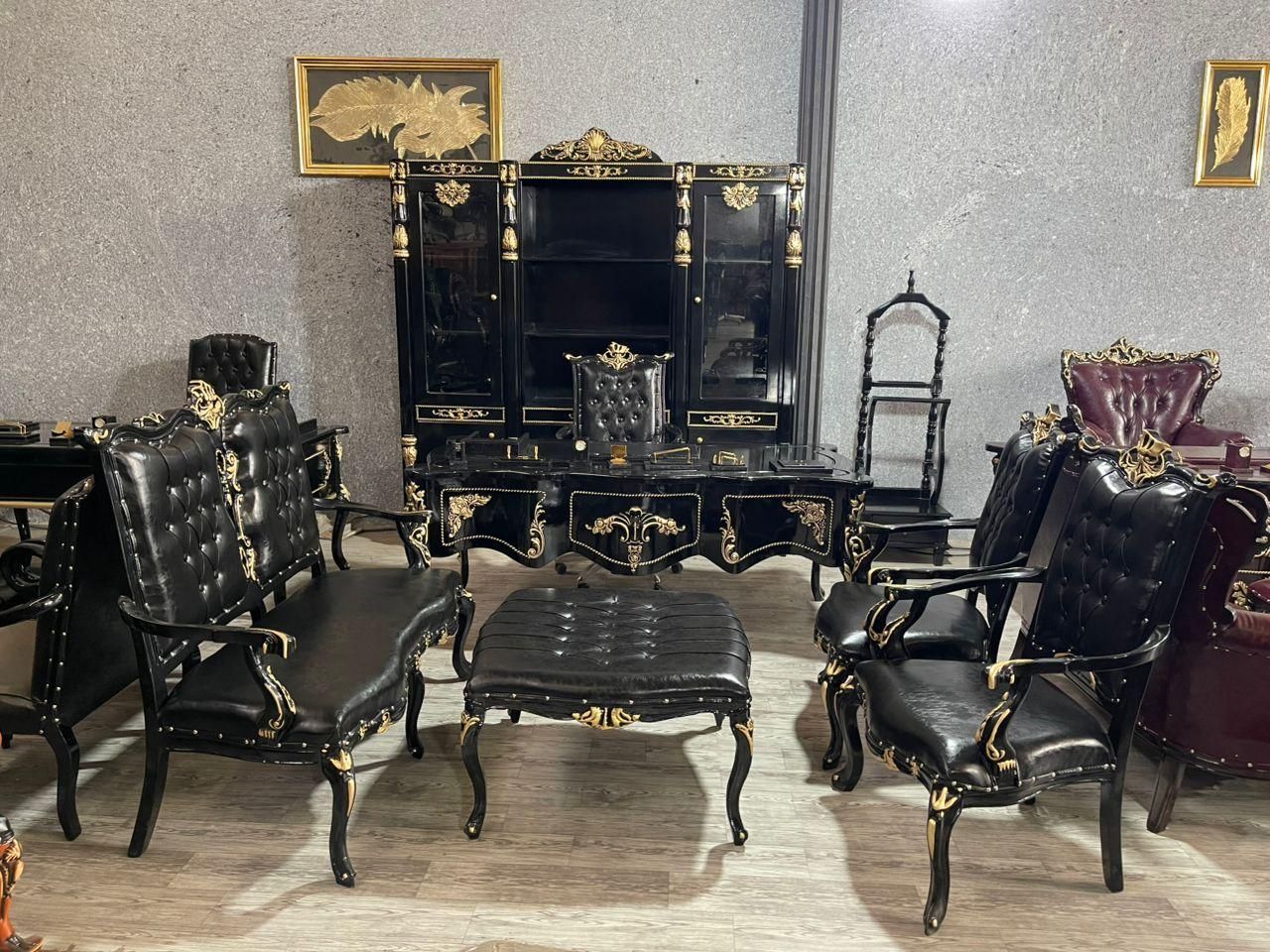 مبلمان اداری میز اریکای زرشکی کانتر|دفتر کار|بابل, |دیوار