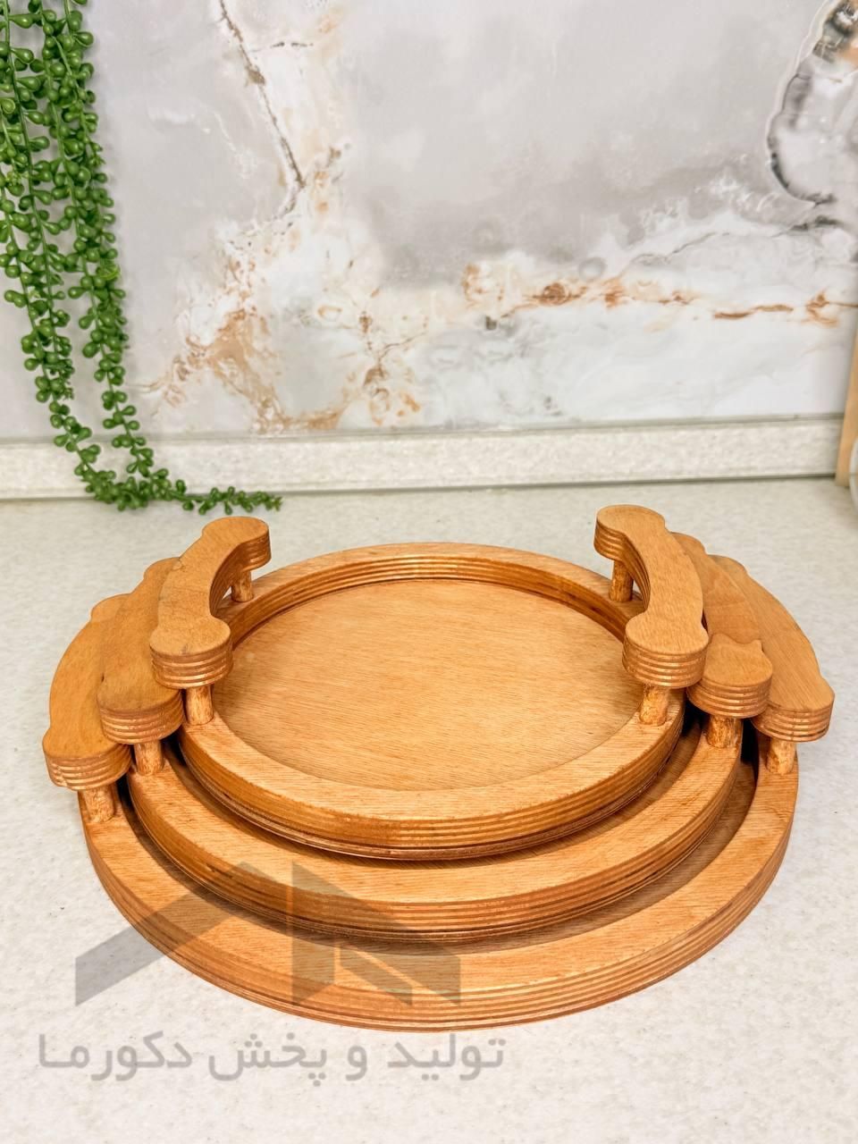 ظروف سرو و اردوخوری چوبی|ظروف سرو و پذیرایی|آذرشهر, |دیوار