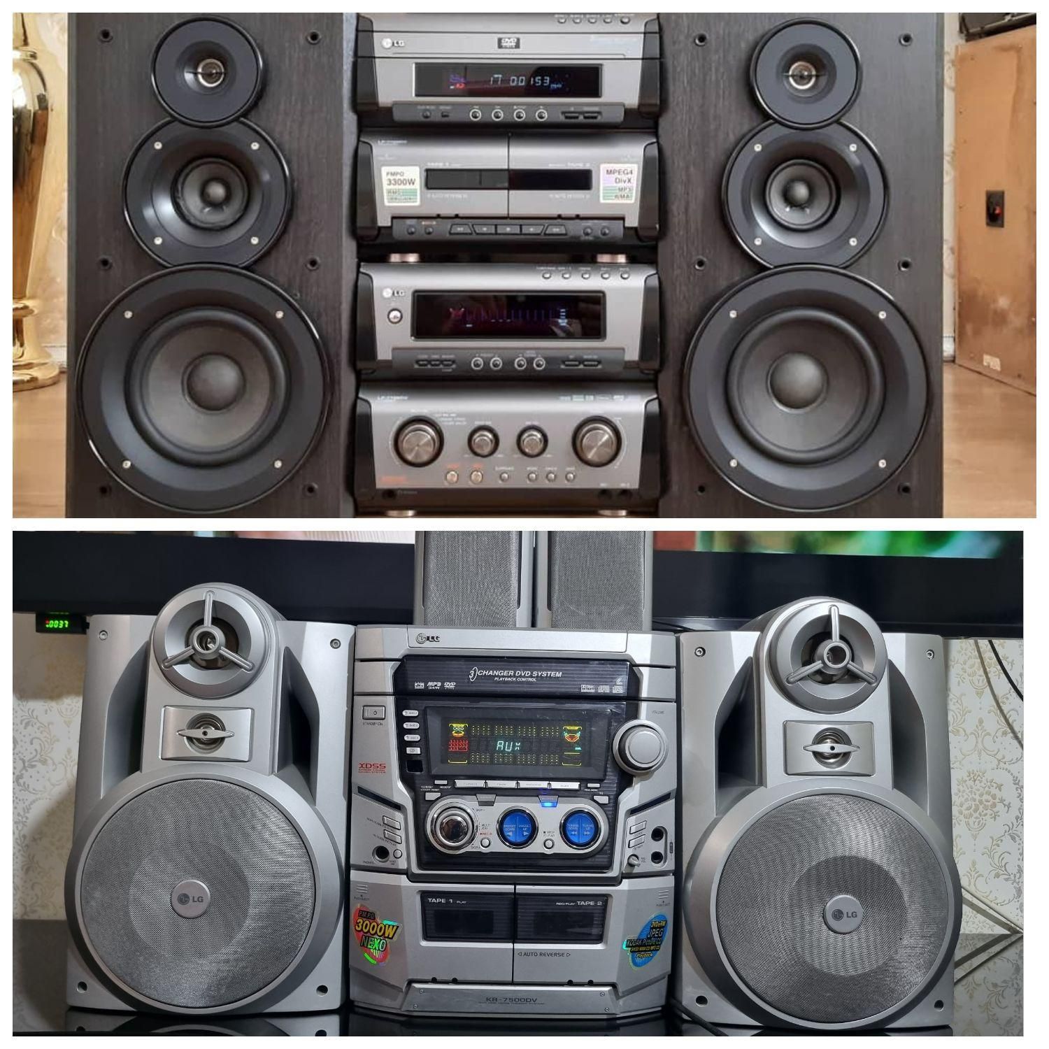 دو ست ضبط الجی LgLF7700dv و LGKR7500dv|سیستم صوتی خانگی|اردبیل, |دیوار