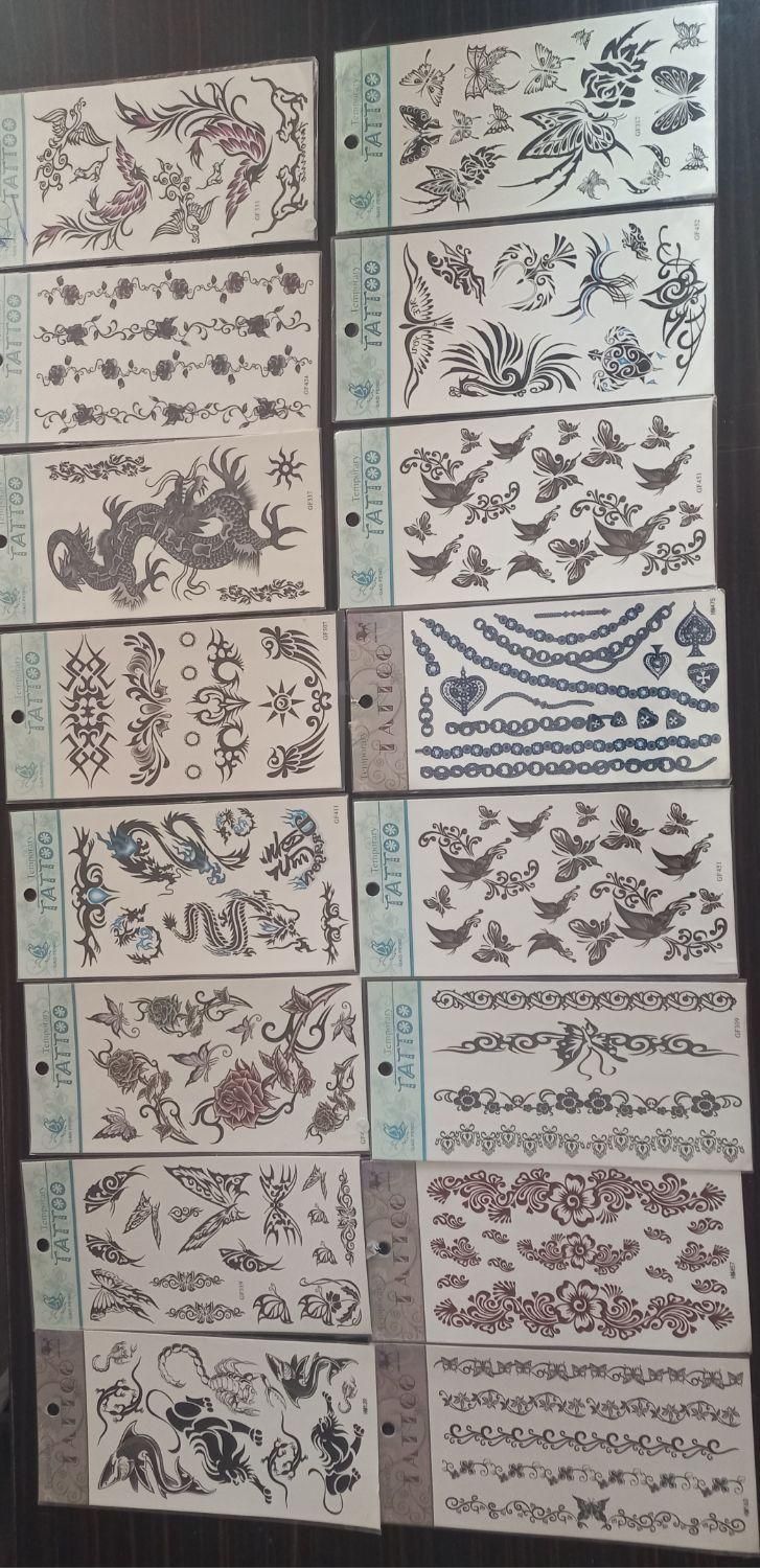 ۴۲ ورق  برچسب تاتو موقت مارک TATTOO|آرایشی، بهداشتی، درمانی|تهران, امیریه|دیوار