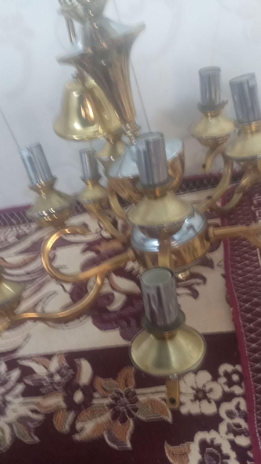 لوستر طلایی|لوستر و چراغ آویز|بجنورد, |دیوار