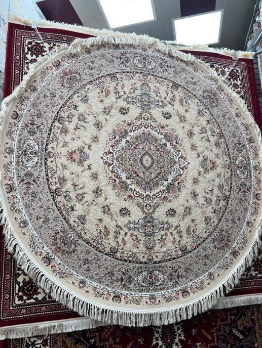 فرش نادر دایره ریز بافت خطیبی ۱۲۰۰ شانه|فرش|تبریز, |دیوار