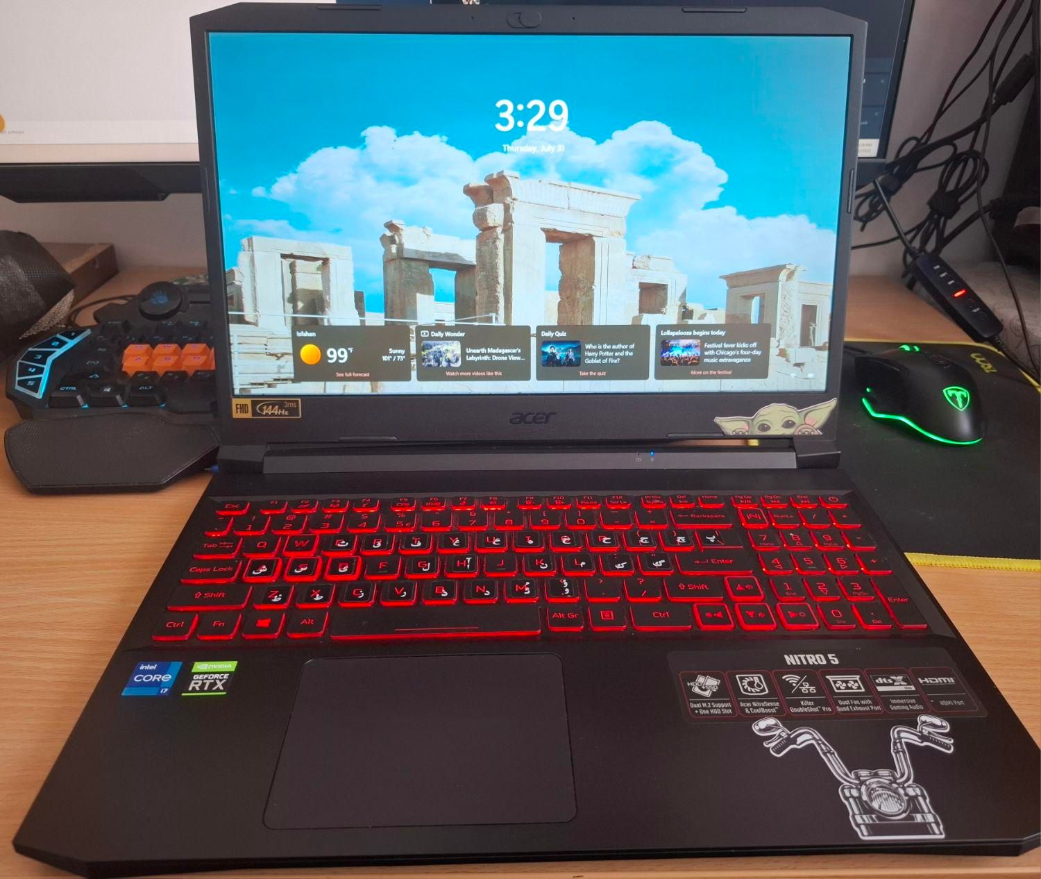 لپ تاپ Acer nitro 5|رایانه همراه|اصفهان, خواجو|دیوار