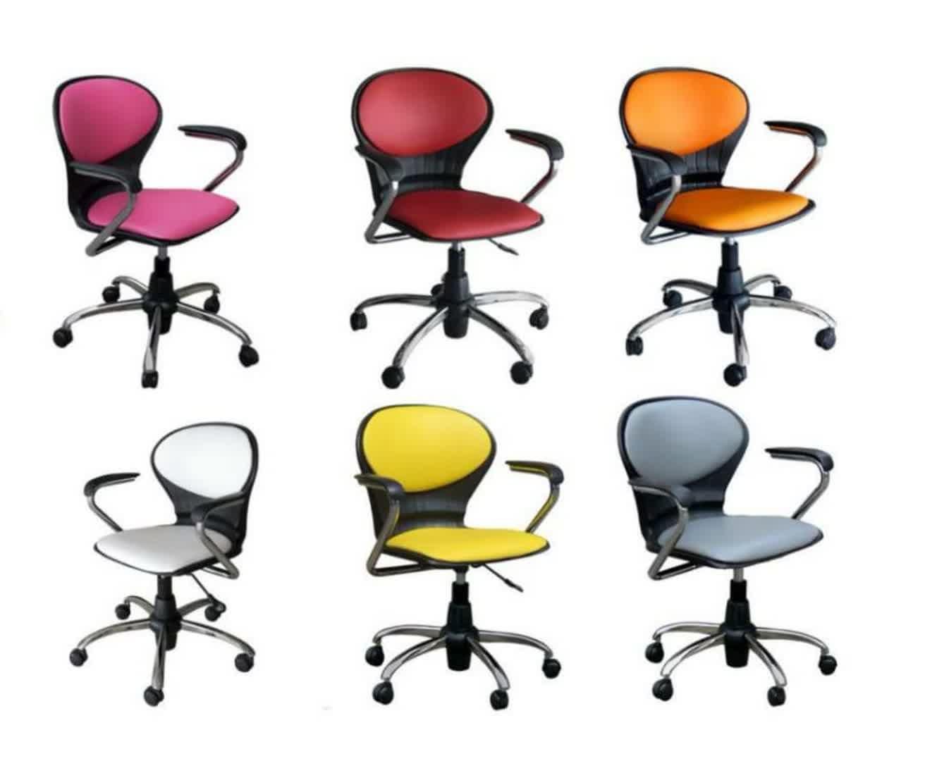 صندلی صدفی چرخدار کامپیوتر|صندلی و نیمکت|قم, محمد آباد|دیوار