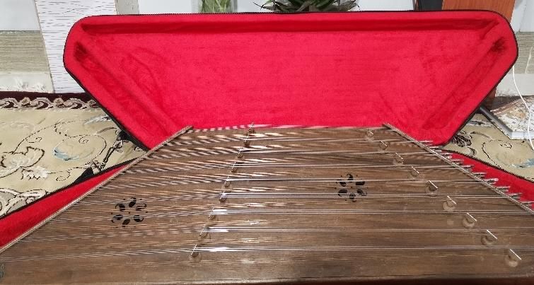 سنتور دومهر چوب گردو ماهور|سازهای سنتی|جغتای, |دیوار