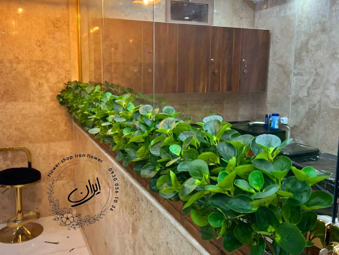 باکس گیاه کنار دیواری فلاورباکس گیاه قاشقی|گل مصنوعی|تهران, بروجردی|دیوار