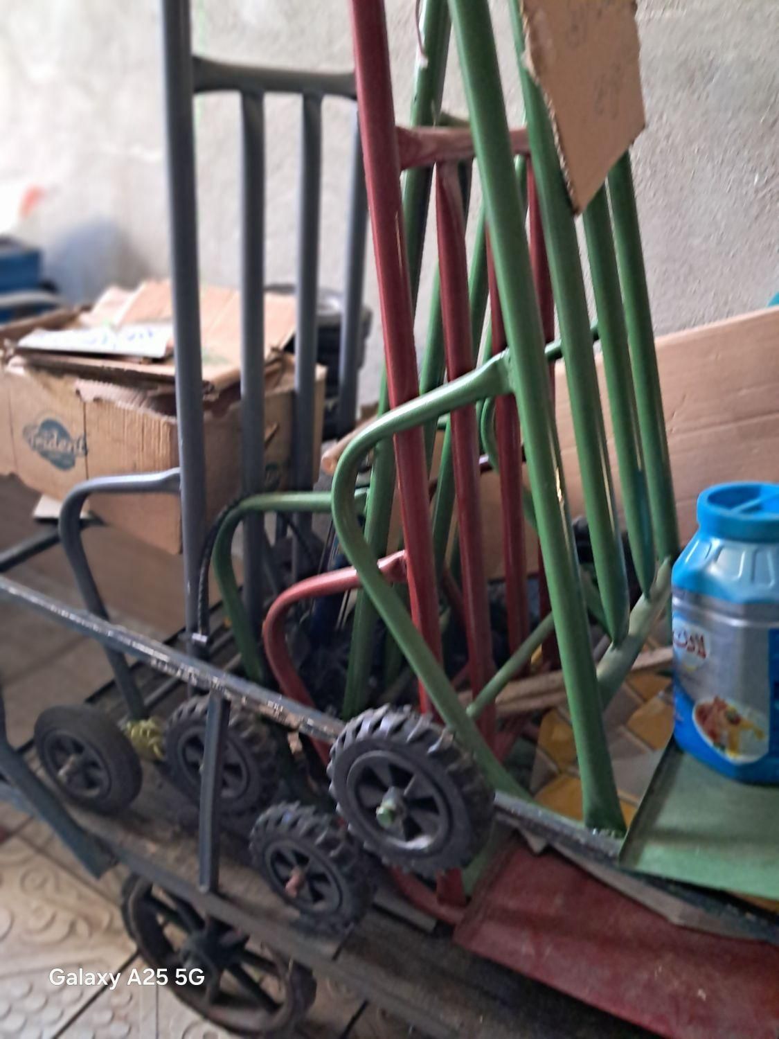 گاری دوچرخ یاچرخ دستی آکبند وگوشی سامسونگ ساده|حراج|تبریز, |دیوار