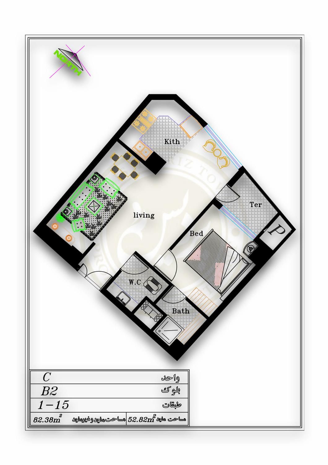 ۸۲ متری مسکن تدر یـجی|فروش آپارتمان|اهر, |دیوار