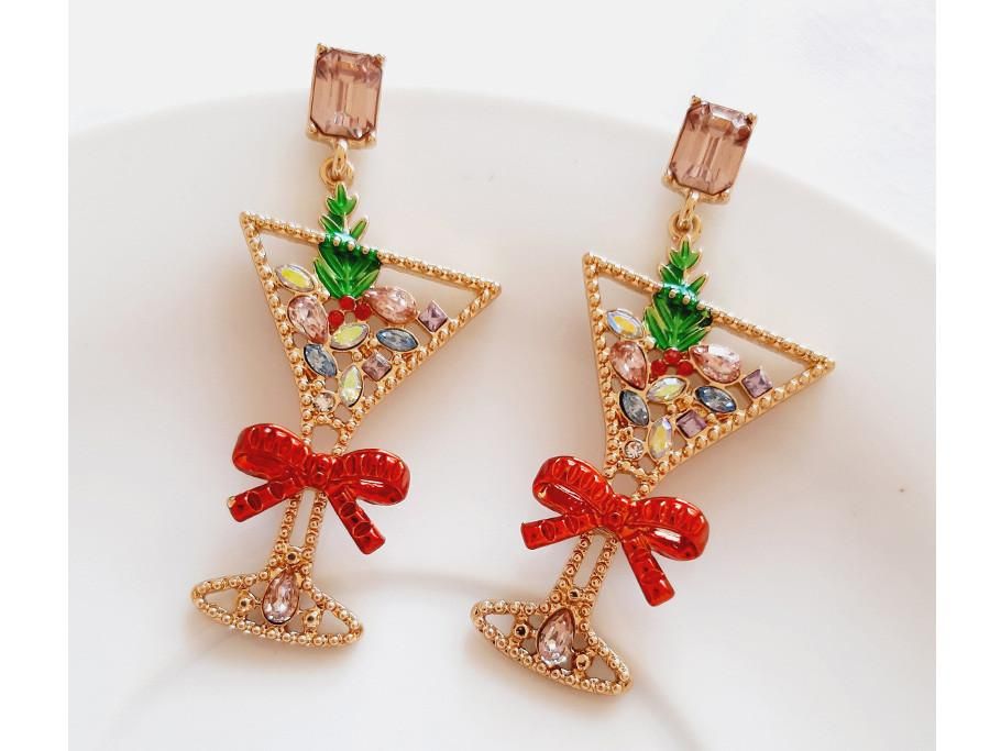 گوشواره آویز بلند هاوایی چند رنگ|بدلیجات|خرم‌آباد, |دیوار