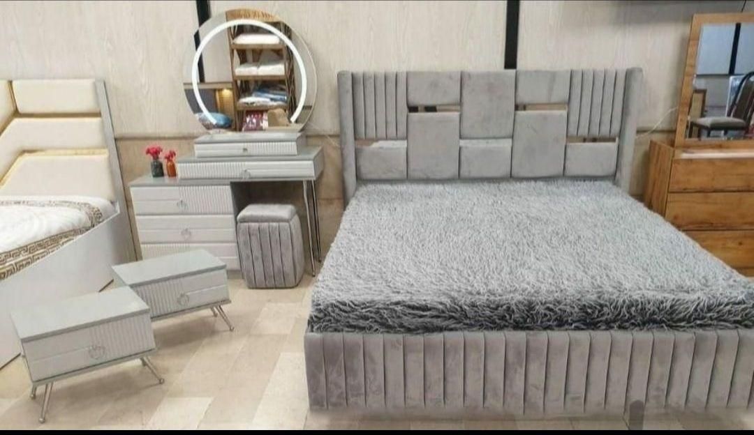 تخت خواب گلد|تخت و سرویس خواب|اردکان, |دیوار