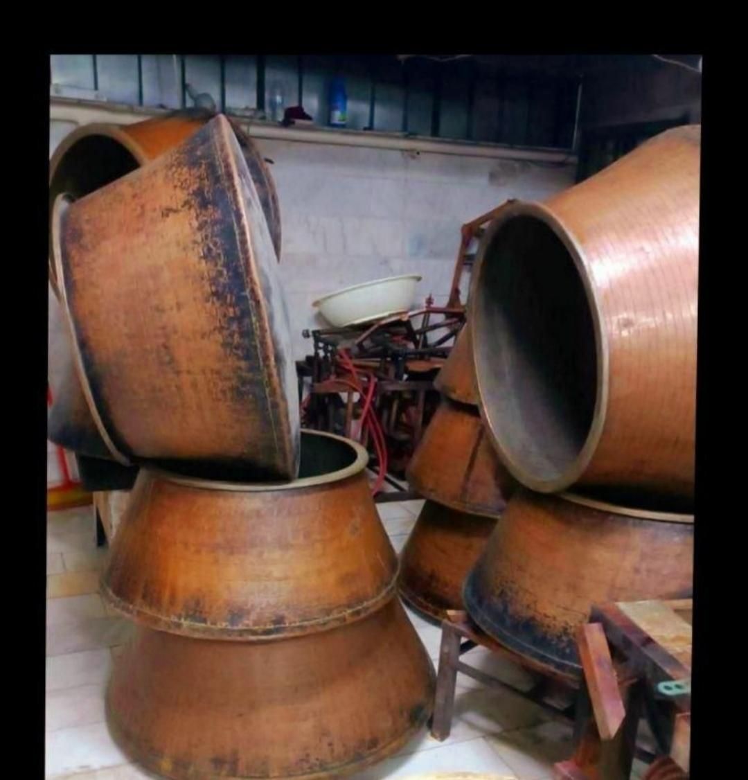 انواع ظروف مسی روحی|عمدهفروشی|شیراز, شهرک دارایی|دیوار