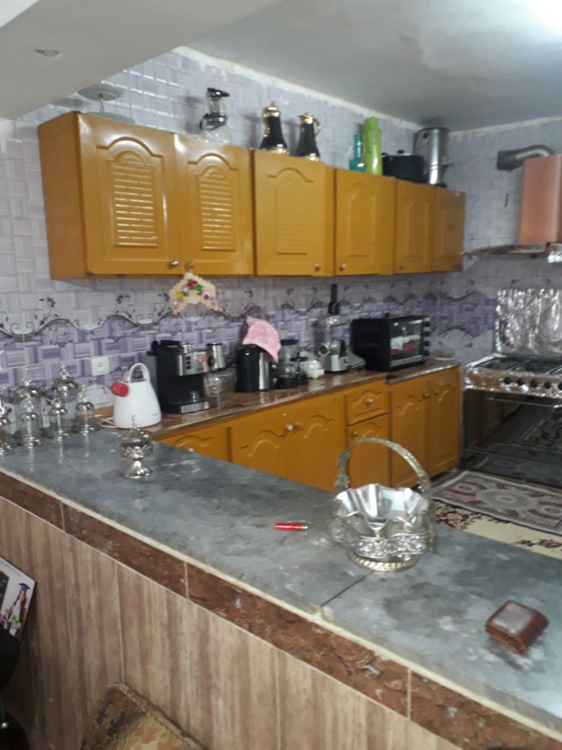 کابینت های فلزی، صفحه استیل همراه با هود و سینک|آب‌چکان و نظم‌دهنده ظروف|چمران, |دیوار