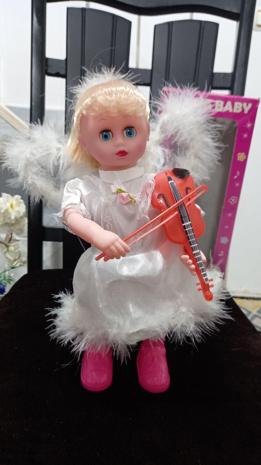 عروسک موزیکال دختر ویولن زن|اسباب‌‌بازی|آستانه اشرفیه, |دیوار