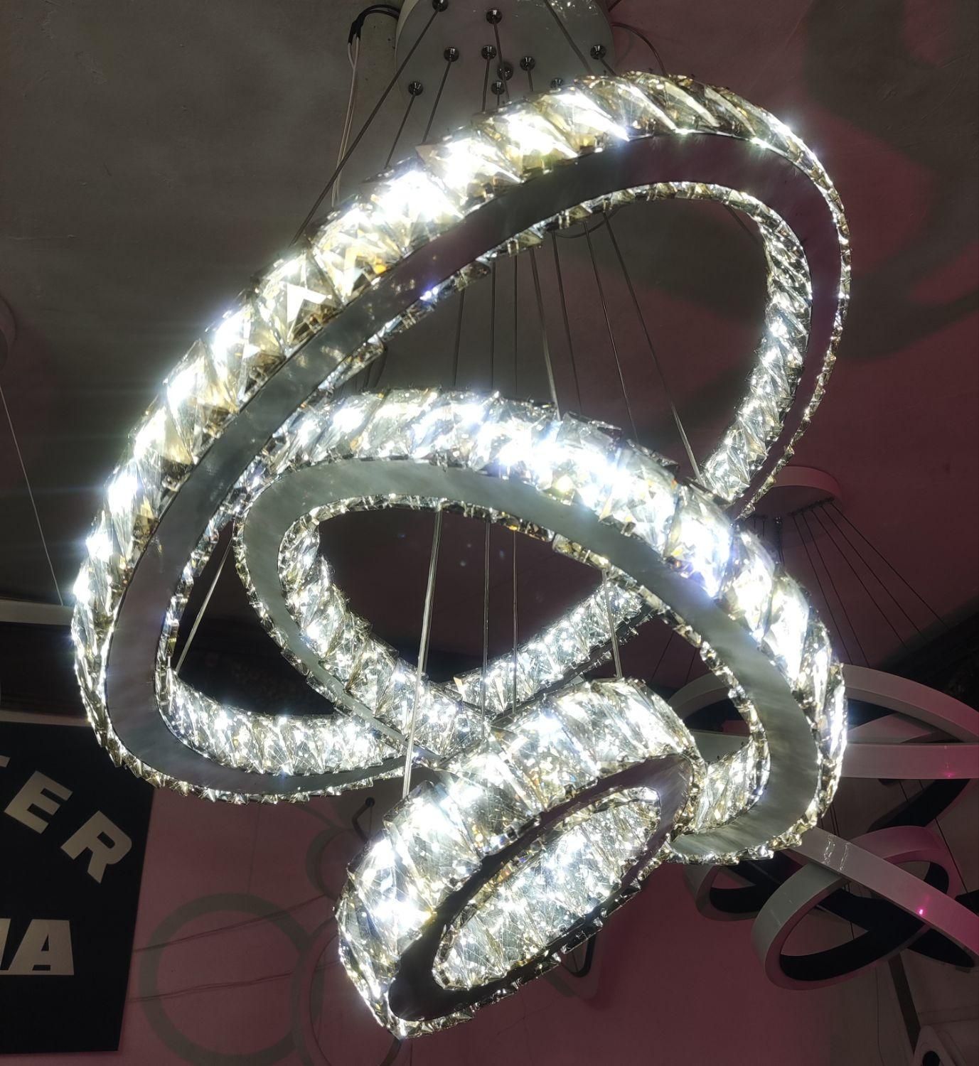 لوستر مدرن کریستالی|لوستر و چراغ آویز|کرج, حیدرآباد|دیوار