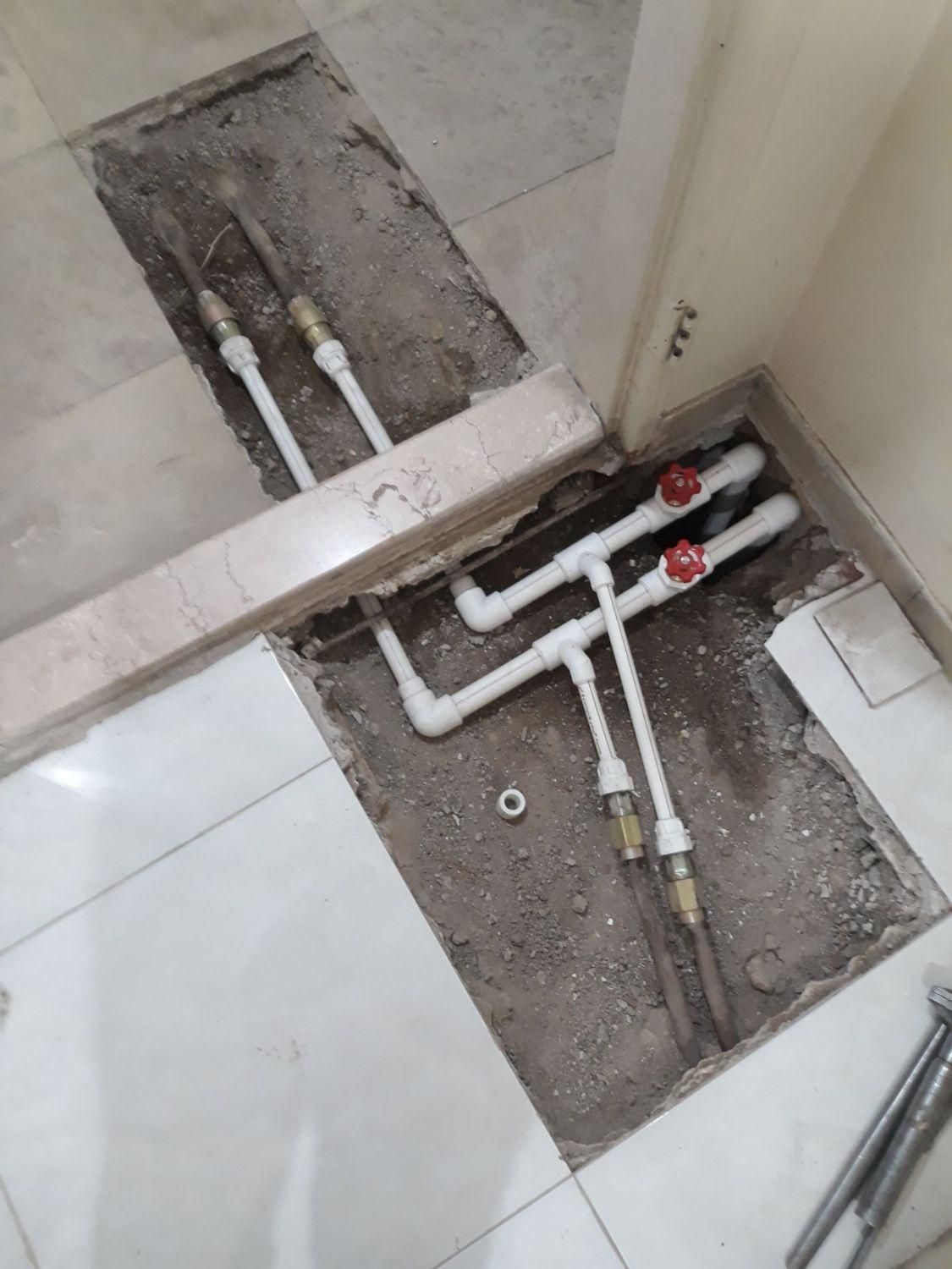 نصب شیرآلات روشویی والهنگ فرنگی،دوش.و سینک پیانویی|خدمات پیشه و مهارت|تهران, ولنجک|دیوار