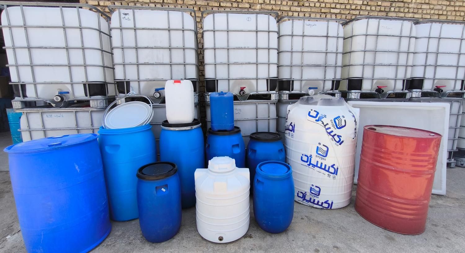 دبه مخزن بشکه گالن وان پلی اتیلن پلاستیکی فلزی IBC|حراج|شیراز, وزیرآباد|دیوار