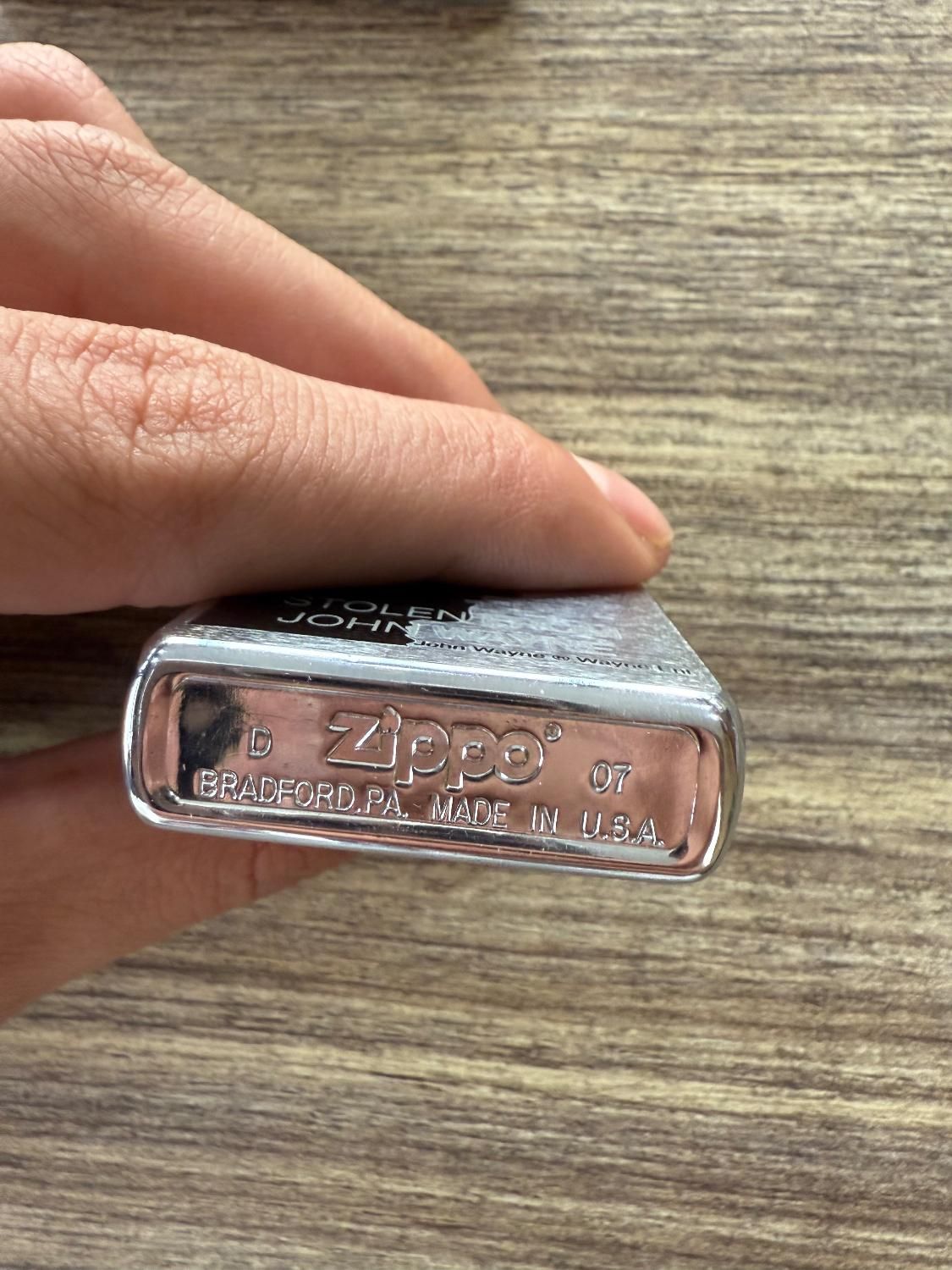 فندک کلکسیونی زیپو Zippo John Wayne  اصل آمریکا|کلکسیون اشیاء عتیقه|تهران, جمهوری|دیوار