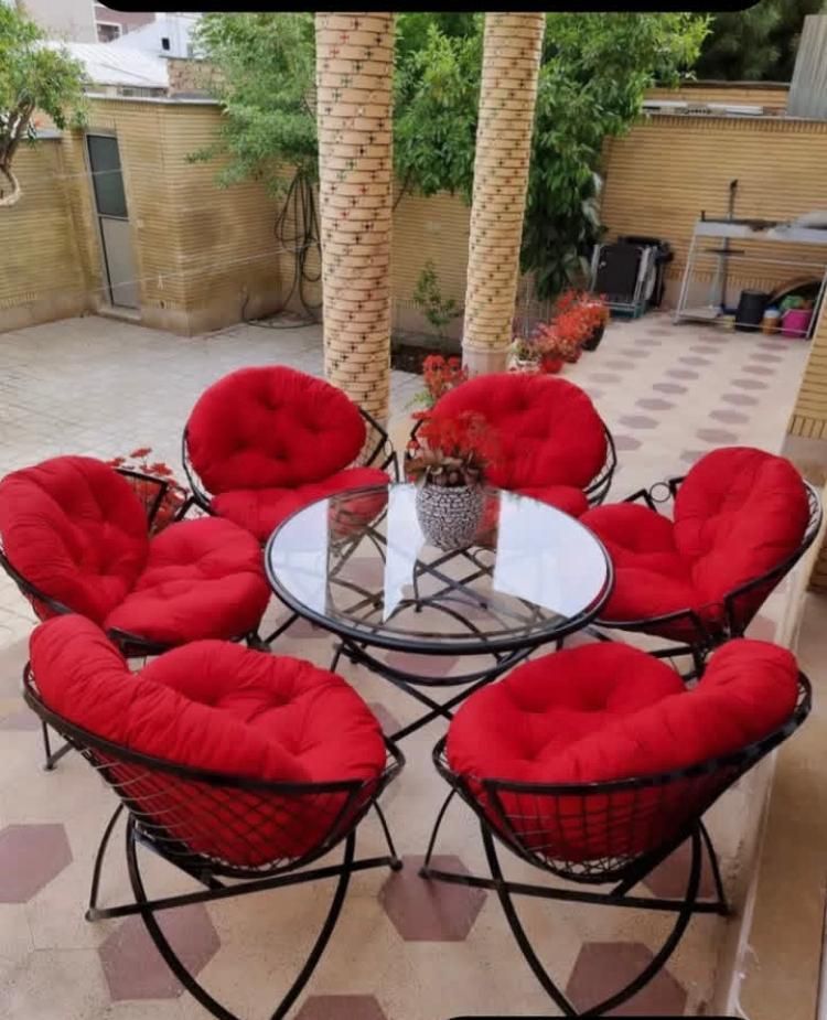 میزصندلی باغی|میز و صندلی غذاخوری|چمستان, |دیوار