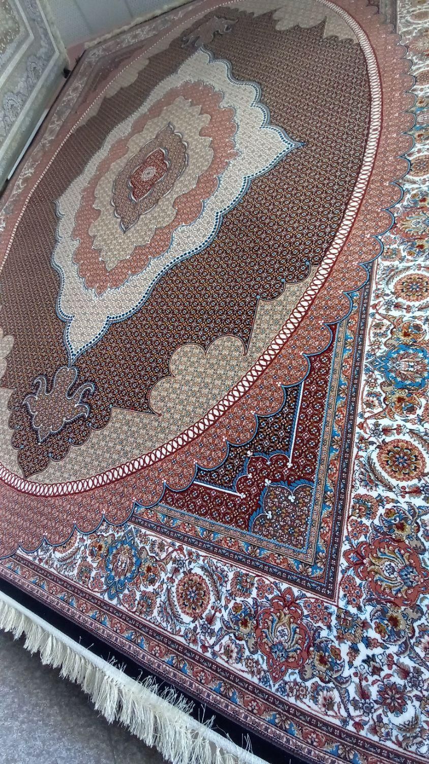 فرش۷۰۰تاج ماهی،هاشیه(سرای‌فرش‌محمدی)|فرش|اردبیل, |دیوار