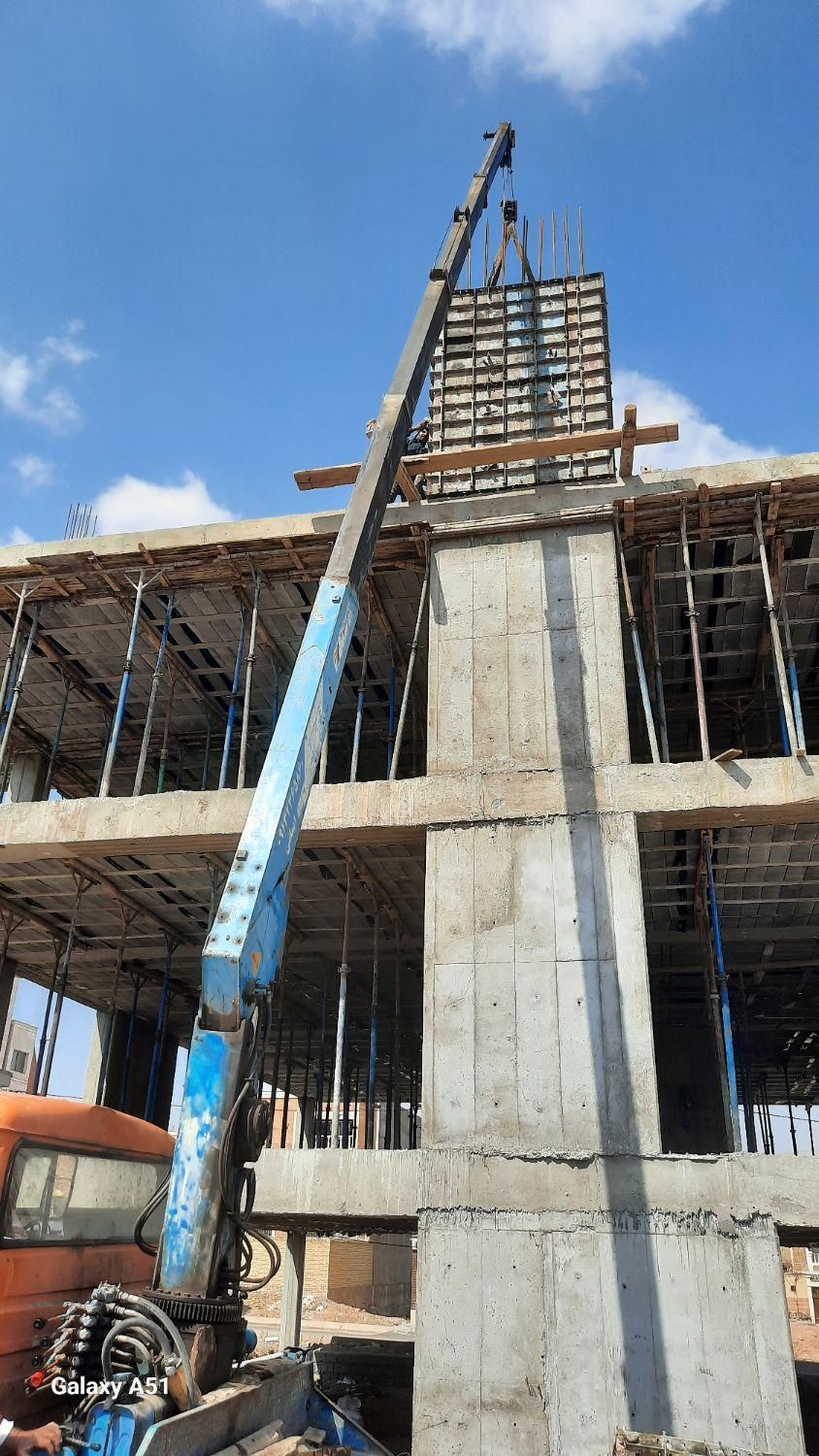 جرثقیل خاور کفی دار  دکل بلند همراه سبد ایمن|خدمات حمل و نقل|مبارکه, |دیوار