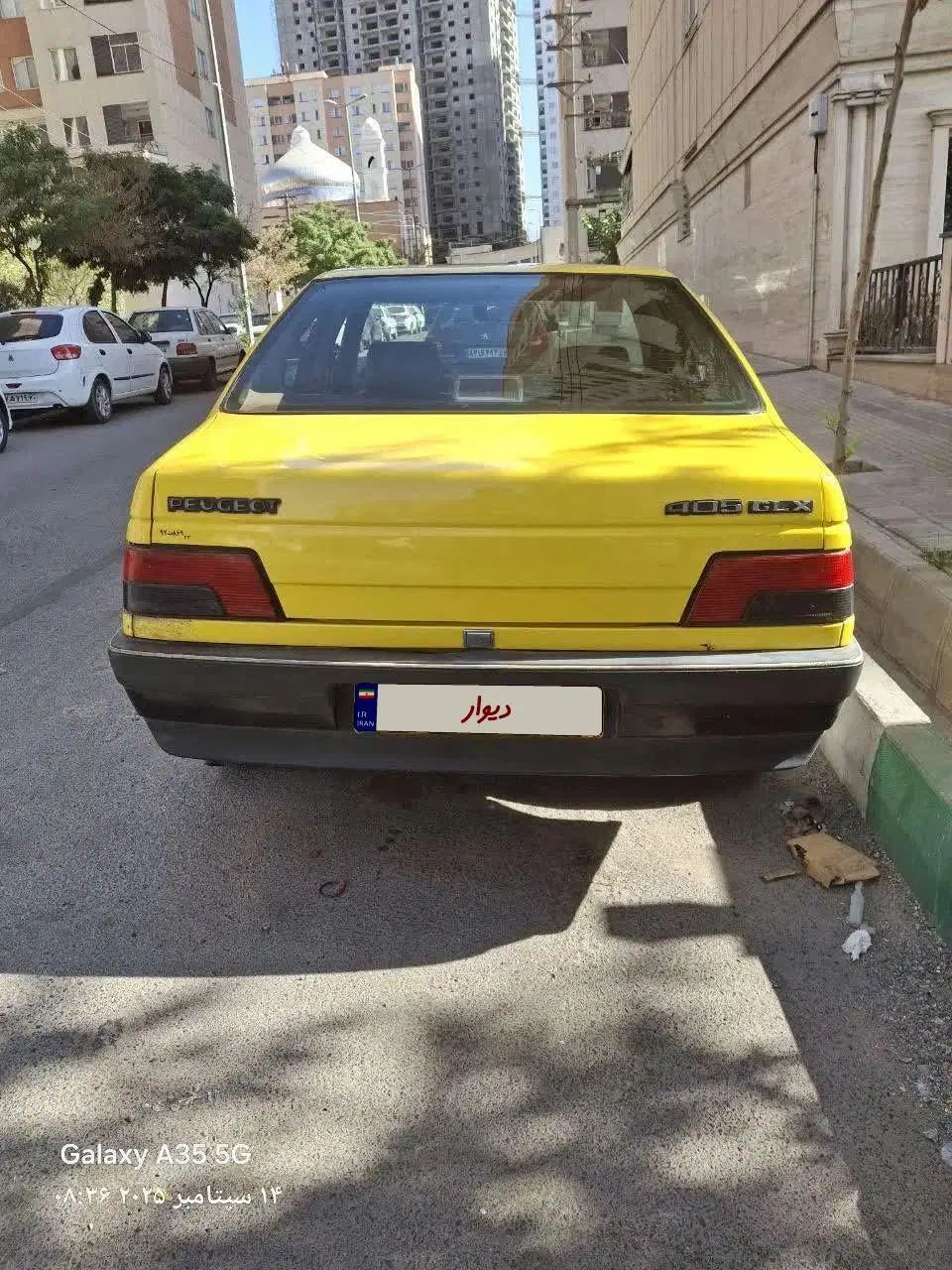 تاکسی پژو ۴۰۵ گردشی مدل ۹۰|خودرو سواری و وانت|تهران, تهرانپارس شرقی|دیوار