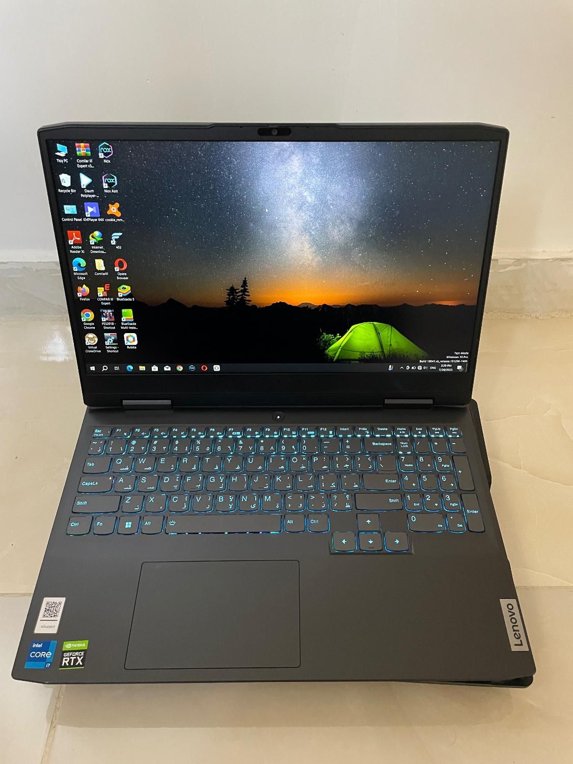 لپتاپ lenovo idea pad gaming|رایانه همراه|تبریز, |دیوار