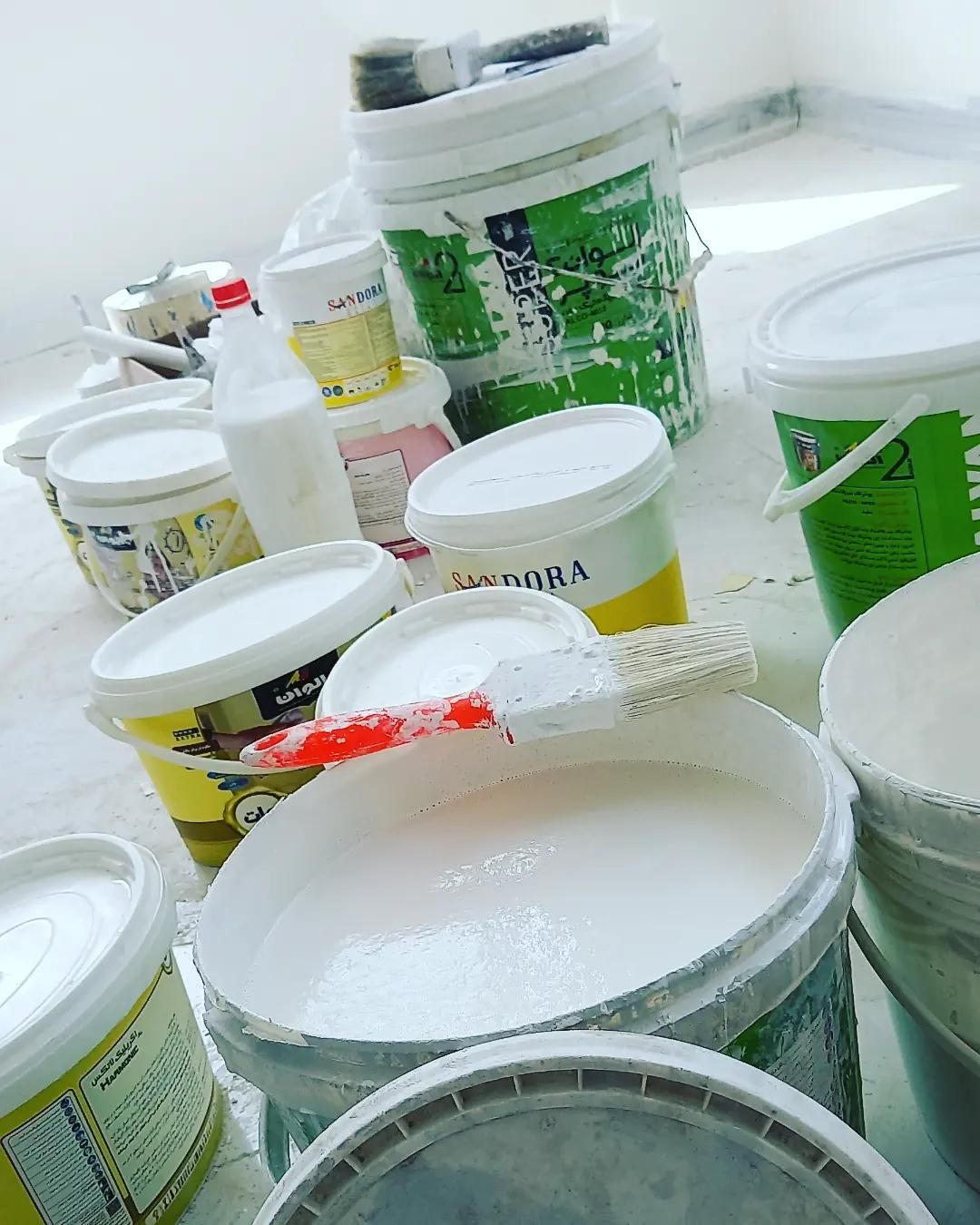 نقاشی ساختمان رنگ پلاستیک،رنگ روغنی، رنگ‌آکرلیک|خدمات پیشه و مهارت|اراک, |دیوار