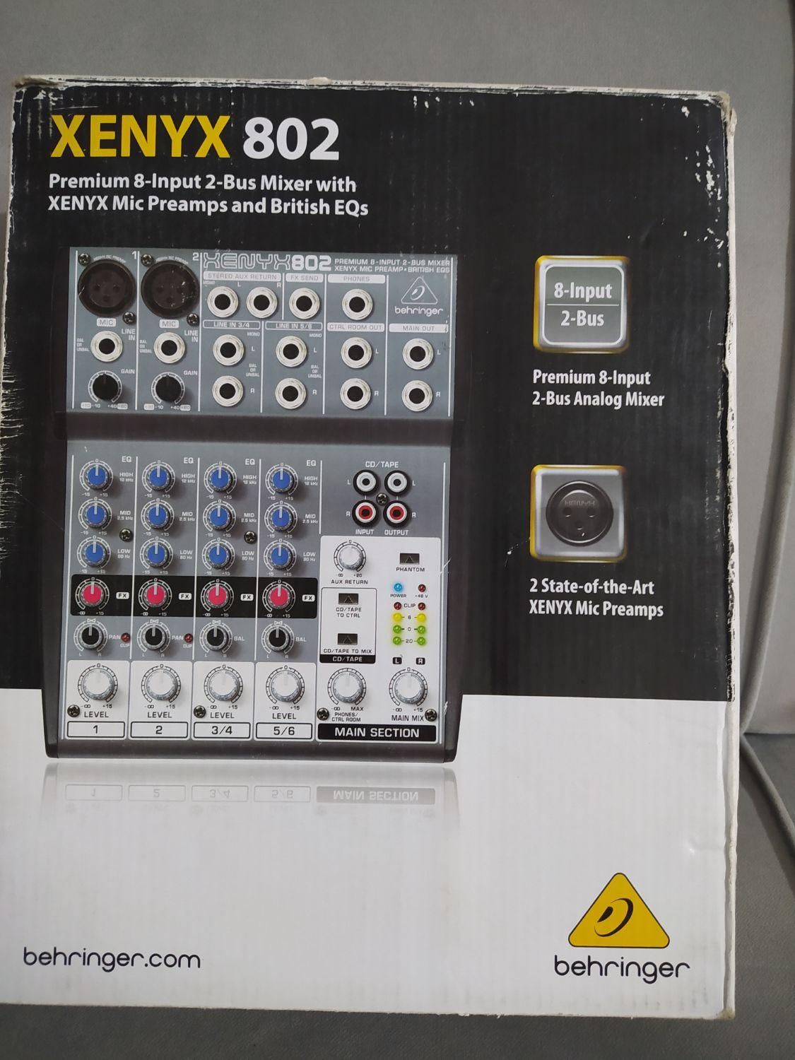 میکسر بهرینگر XENYX 802|سیستم صوتی خانگی|تهران, اتحاد|دیوار
