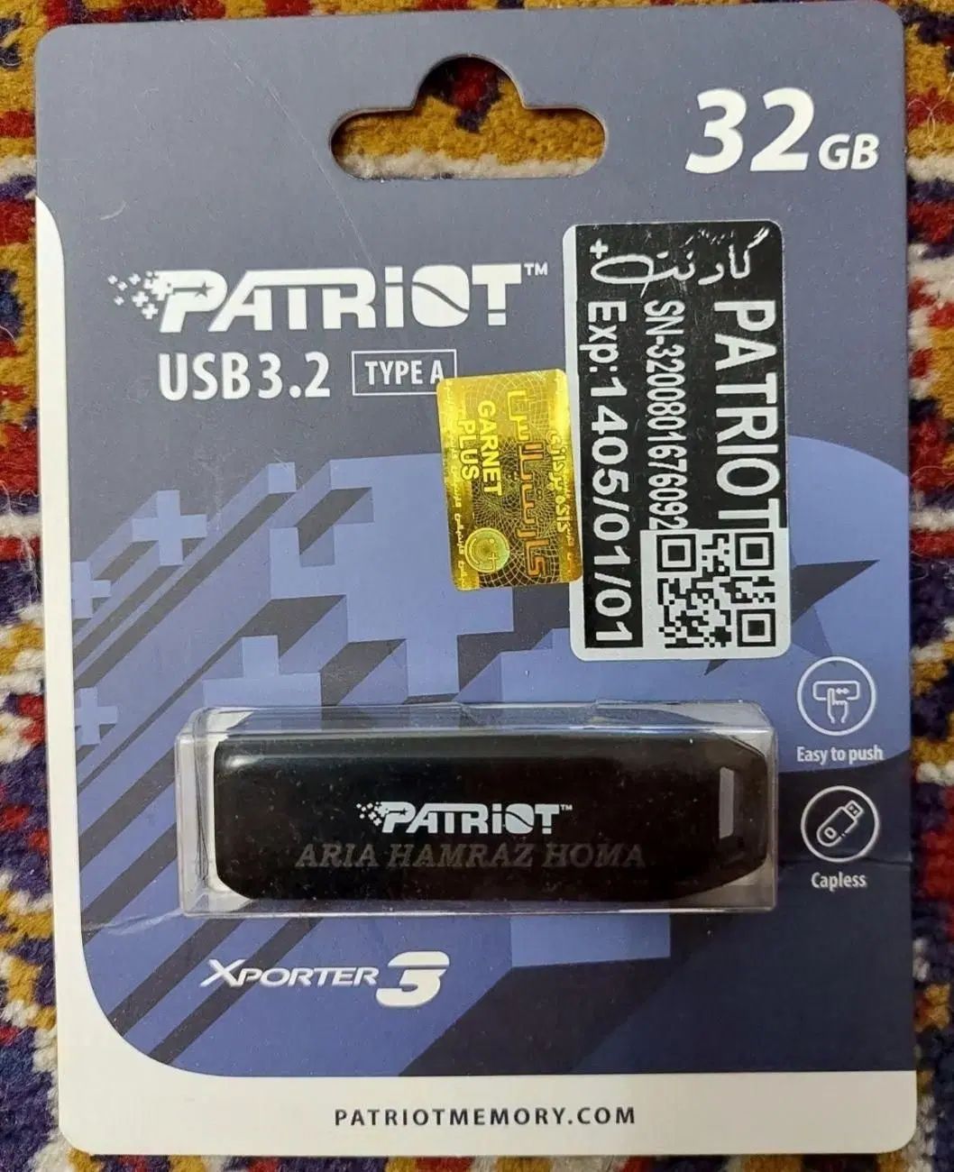 فلش ۳۲ گیگ برند PATRIOT|قطعات و لوازم جانبی رایانه|تهران, فاطمی|دیوار