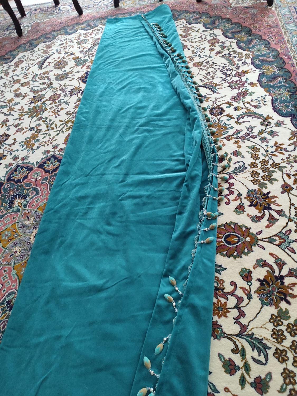 پرده دکوری مخمل ،تک ،یک طرفه|پرده، رانر، رومیزی|تهران, کاج|دیوار