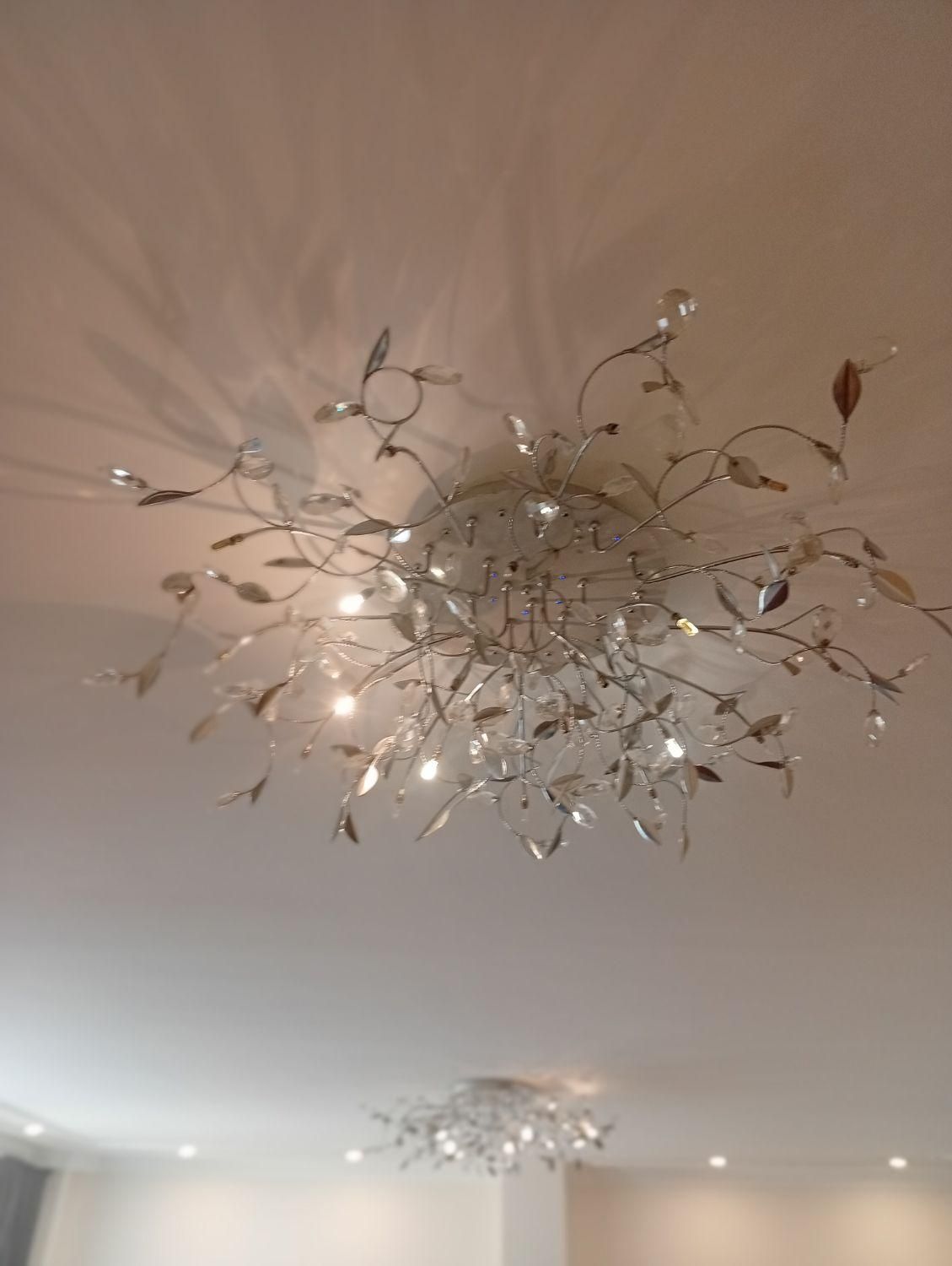 لوستر مدرن سقفی مدل لاله|لوستر و چراغ آویز|ارومیه, |دیوار