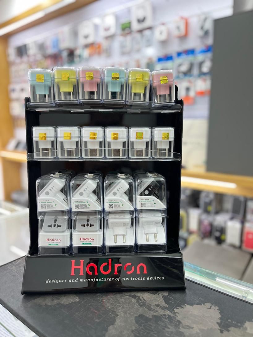 تبدیل شارژر ۳به۲ تایمر دار محافظ دار هادرون HADRON|لوازم جانبی موبایل و تبلت|شیراز, باغ تخت|دیوار
