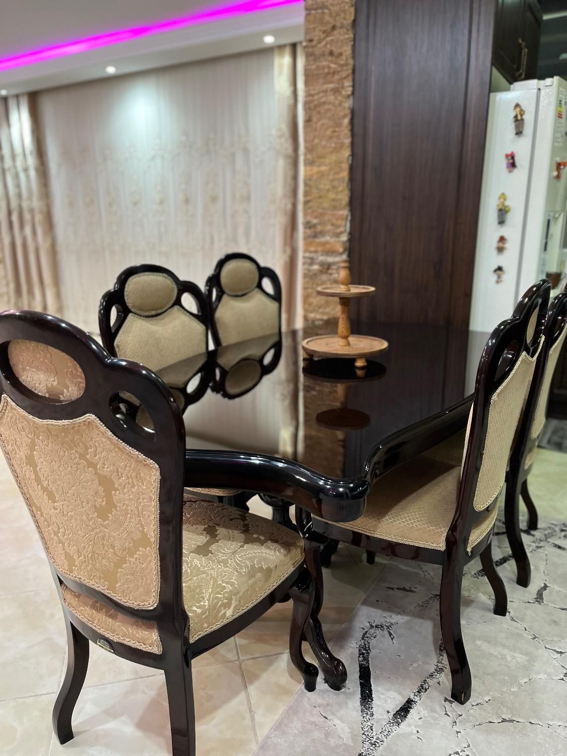 میز ناهارخوری ۶ نفره چوب راش و شرکتی درحدنو|میز و صندلی غذاخوری|تهران, دانشگاه شریف|دیوار