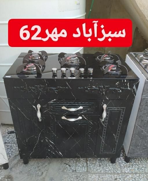 گاز کمد دار چوبی طوسی مشکی|اجاق گاز و لوازم برقی پختوپز|بوشهر, |دیوار