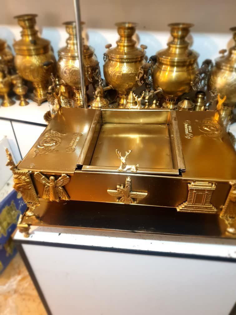 منقل آهویی برنجی ..|کلکسیون اشیاء عتیقه|سمنان, |دیوار