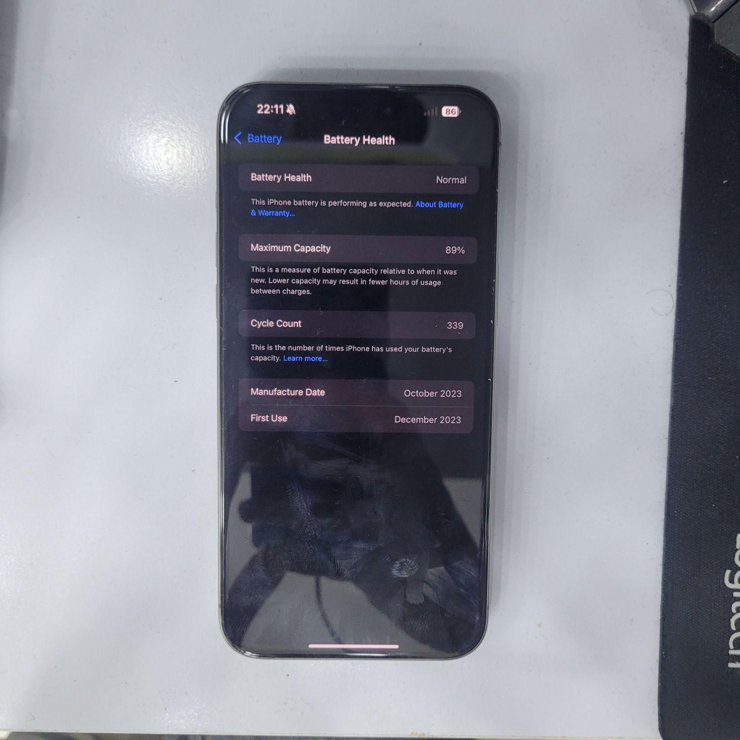 اپل iPhone 15 Pro Max با حافظهٔ ۲۵۶ گیگابایت|موبایل|قشم, |دیوار