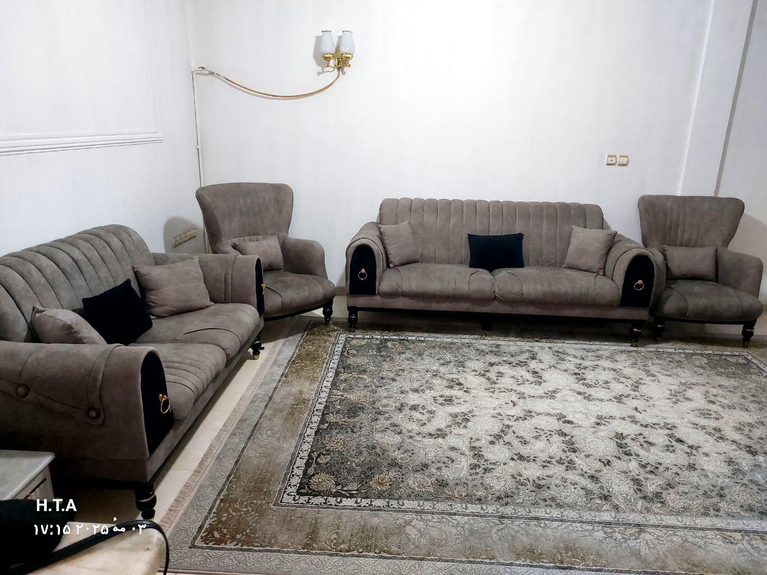 سرویس خواب دونفره تشک روتختی مبل و عسلی و جلومبلی|تخت و سرویس خواب|تهران, شهید آوینی|دیوار