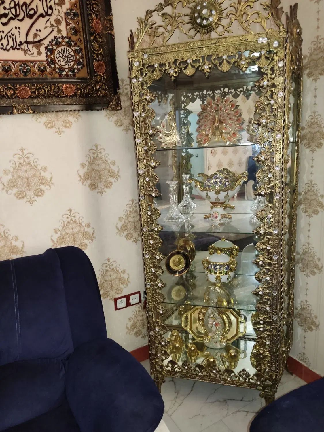 ویترین برنج و ساعت|بوفه، ویترین، کنسول|تهران, بهارستان|دیوار