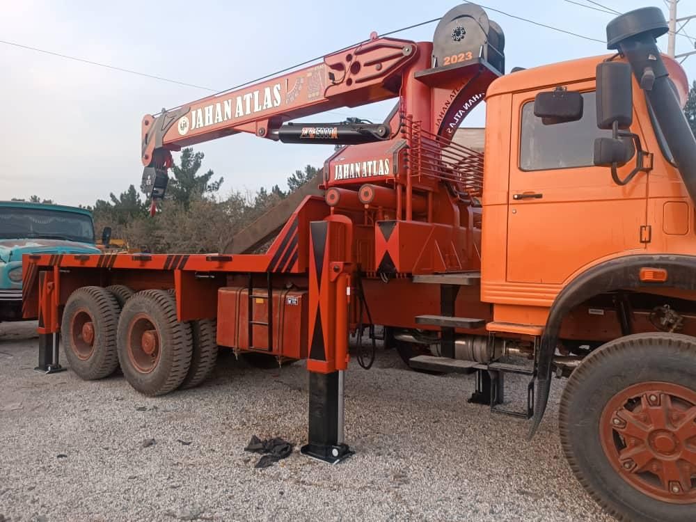 خدمات حمل و نقل با جرثقیل ده تن کفی|خدمات حمل و نقل|امیدیه, |دیوار