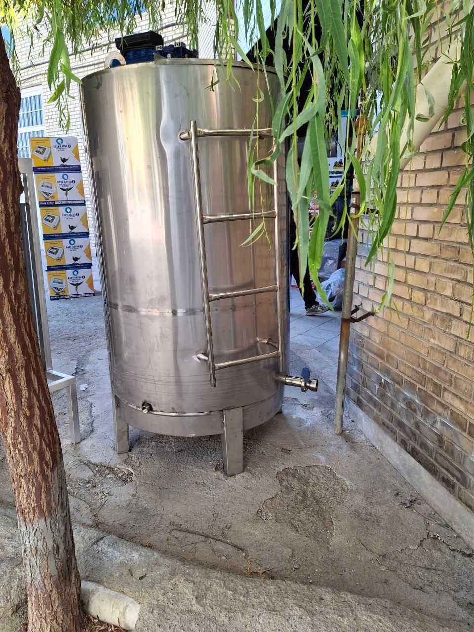 دستگاه پاتیل پروسس تانک پخت شیر شیردوش لبنیاتی|ماشین‌آلات صنعتی|کرمانشاه, |دیوار