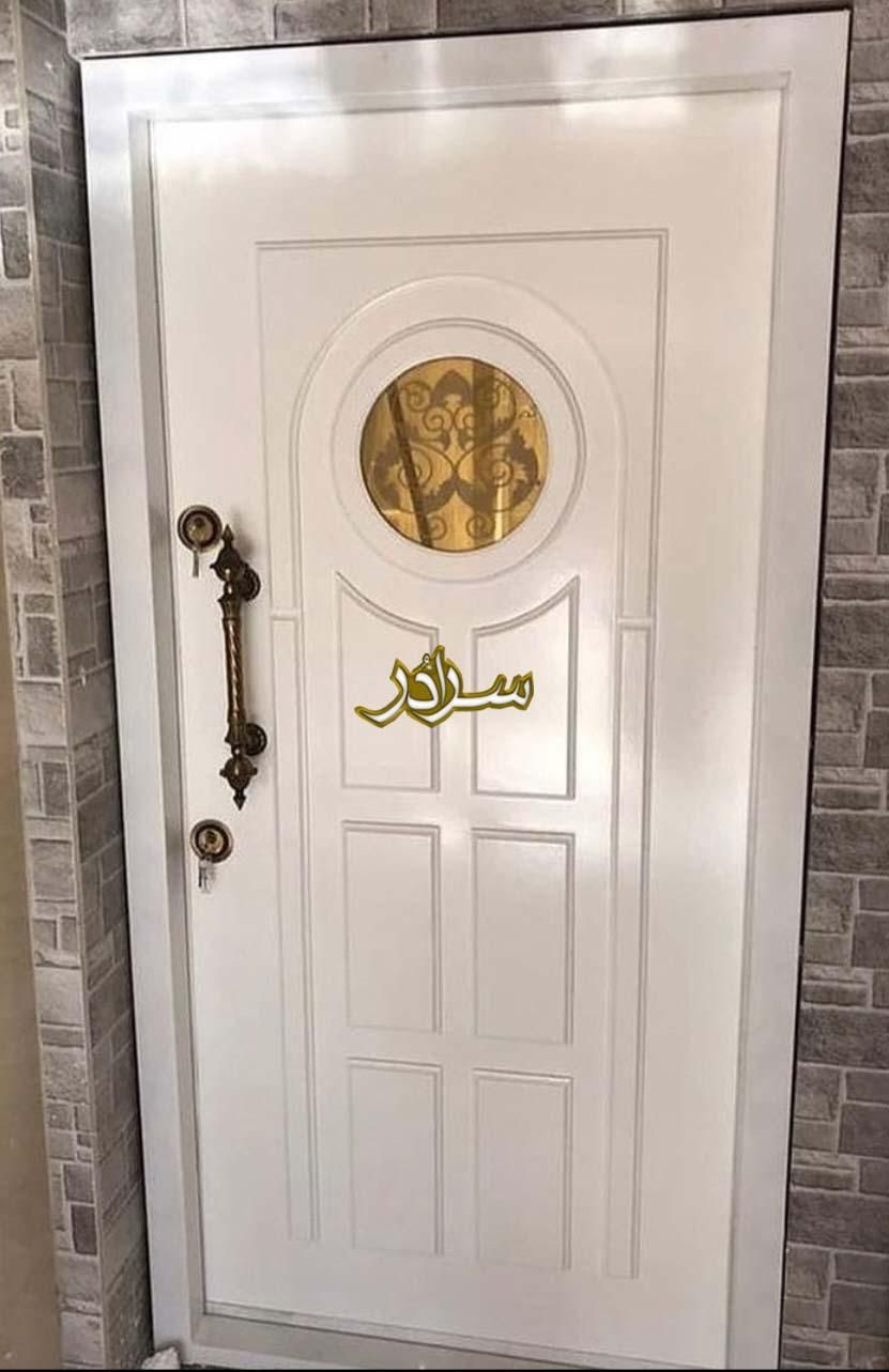 درب ضد سرقت سفید طلایی 2 لنگه saradoor کدnn747|مصالح و تجهیزات ساختمان|محمودآباد, |دیوار