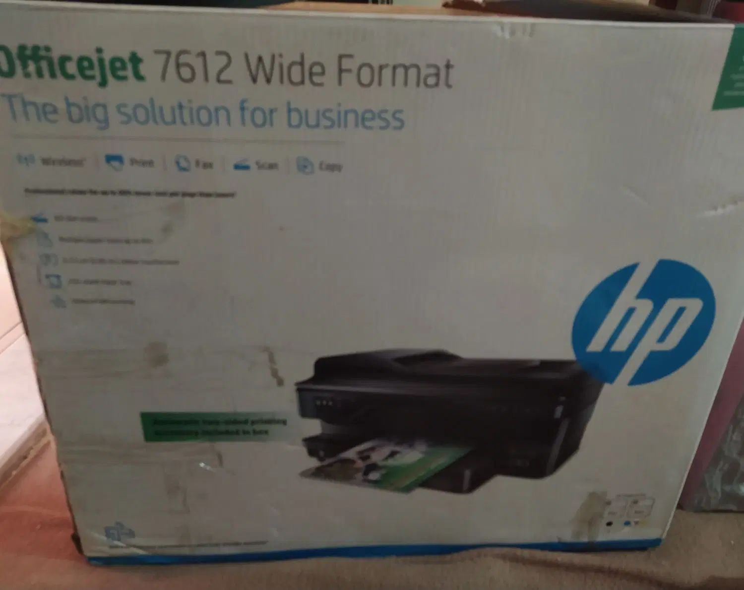 پرینتر چندکاره جوهرافشان اچ پی مدل OfficeJet 7612|پرینتر، اسکنر، کپی، فکس|تهران, سلسبیل شمالی|دیوار