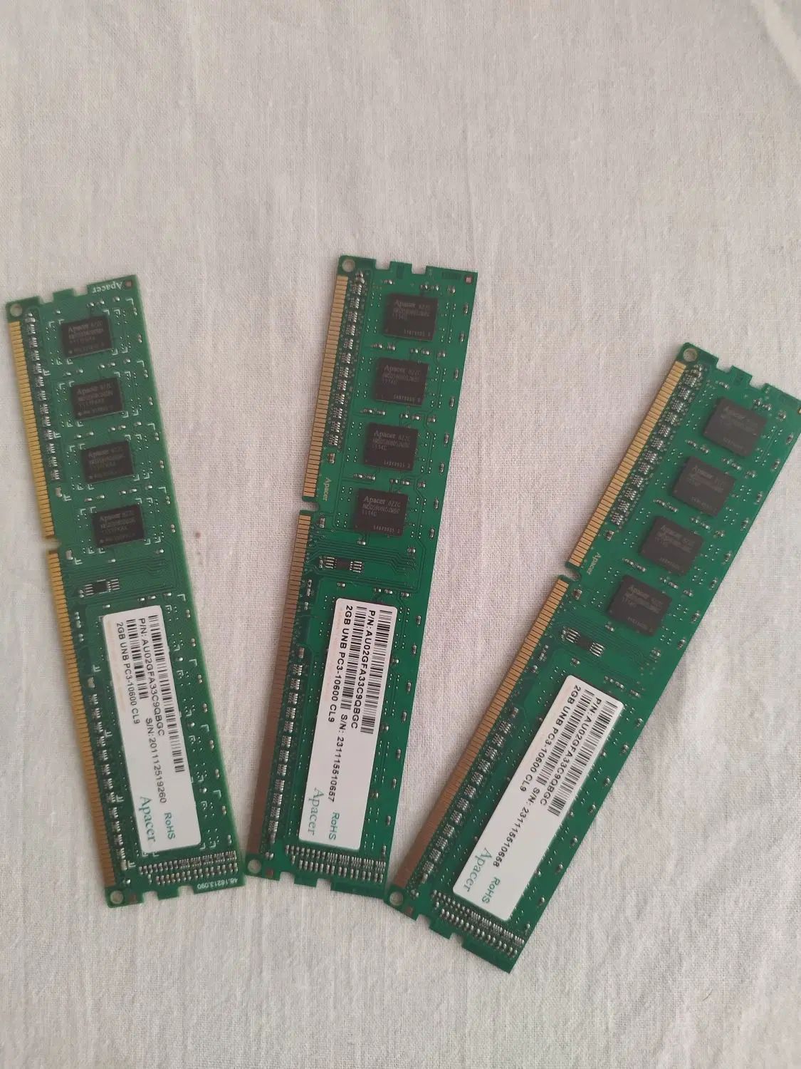 رم کامپیوتر DDR3 ظرفیت 6GB Apacer|قطعات و لوازم جانبی رایانه|اصفهان, خلیل آباد|دیوار