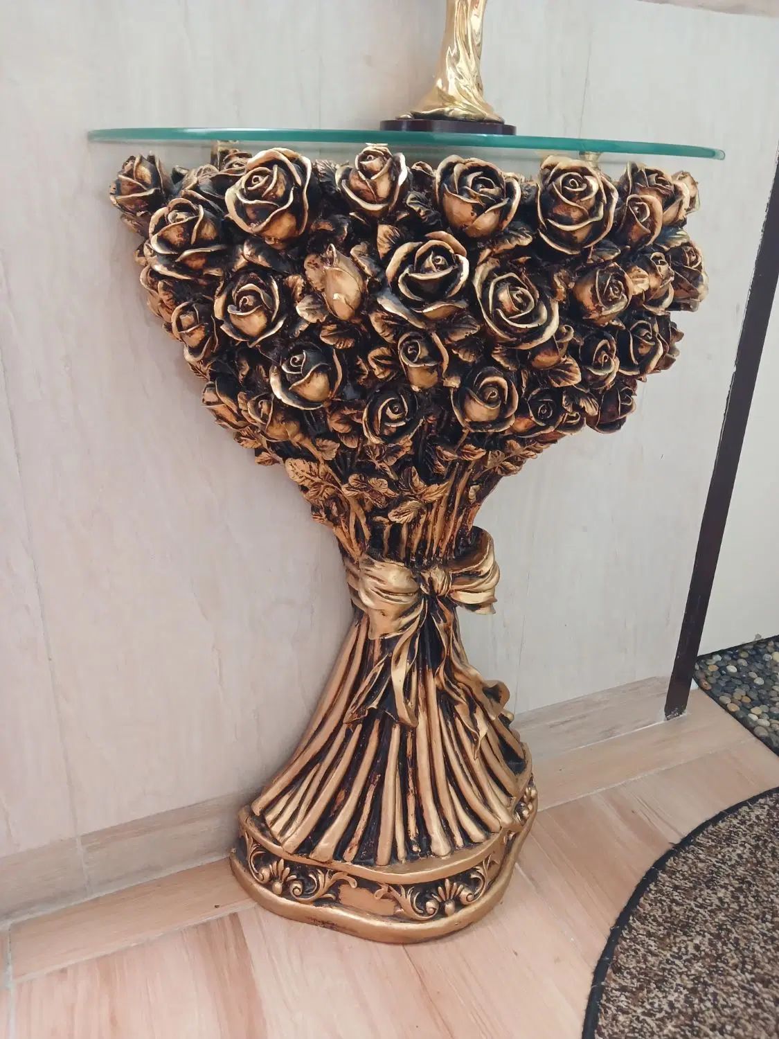 آینه کنسول دسته گل|مبلمان خانگی و میز عسلی|کرمانشاه, |دیوار