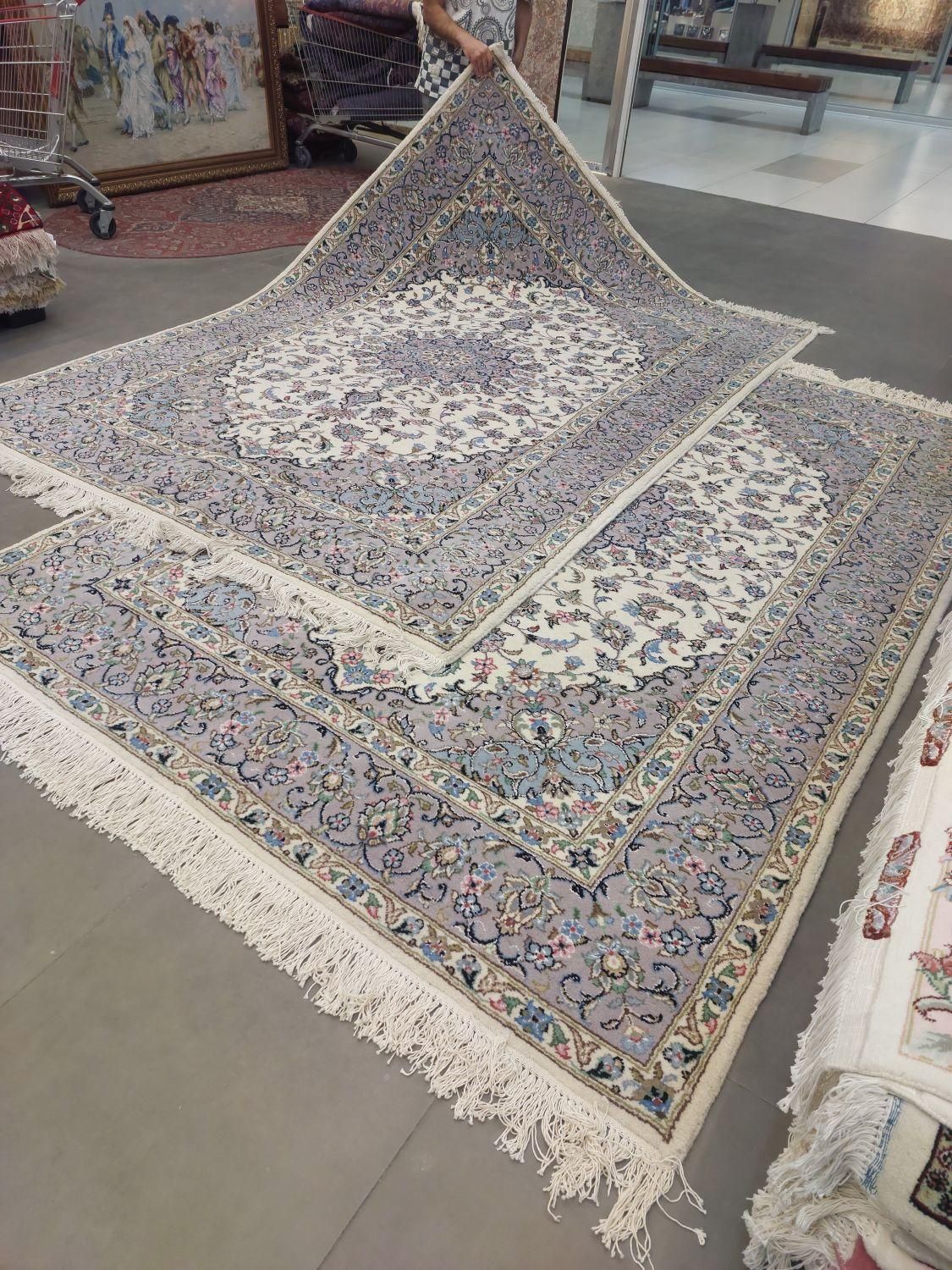 فرش دستباف( بساک )۳ تخته ۶ متری دونه ای ۶۰ تومن|فرش|مشکین‌دشت, |دیوار