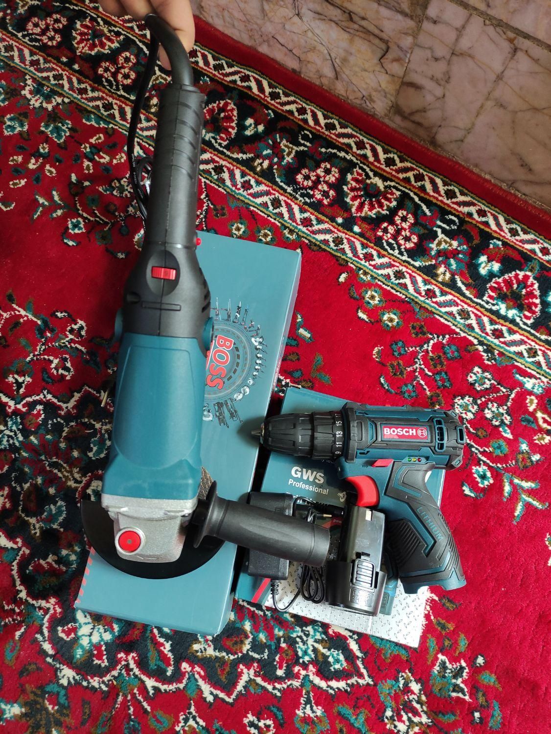 مینی فرز دسته بلند جرمنی آلمانی دلر شارژی بوش دریل|ماشینآلات صنعتی|مشهد, طلاب|دیوار