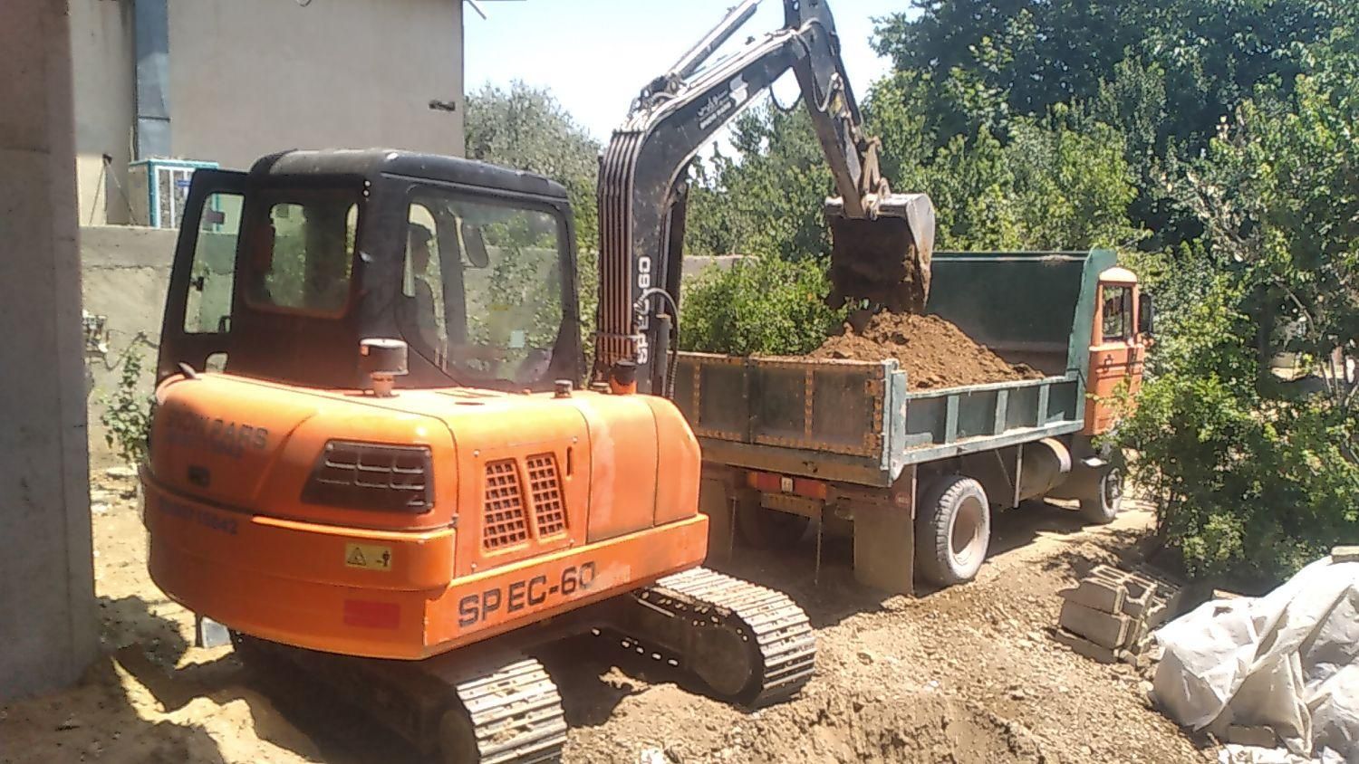 حمل نخاله خاورمصالح ساختمانی مینی بیل بابکت|خدمات حمل و نقل|کرج, حصارک بالا|دیوار